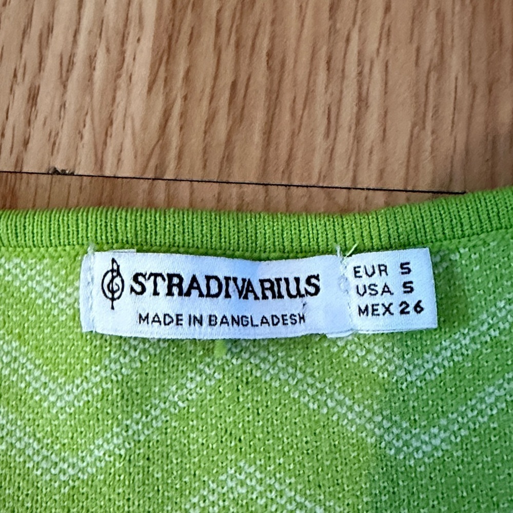 Stradivarius Geometric Crop Top Size Small - Picture 3 of 4